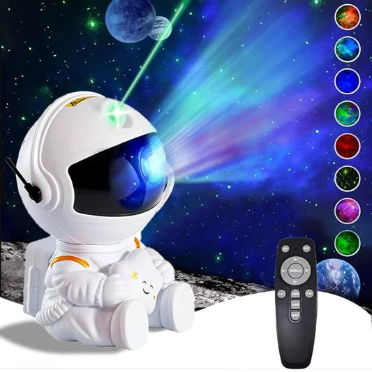 Astronaut Galaxy Projector | Star Nebula Night Light With Remote Control | Mini Astronaut Galaxy Light