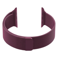 Plum | Apple Watch Milanese Magnetic Loop Strap | Stainless Steel Band  | 42mm / 44mm / 45mm