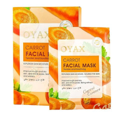 Pack of 2 | Beauty Skin Carrot Sheet Mask | Moisturizing, Brightening & Nourishing Facial Mask