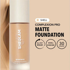 Sheglam Complexion Pro Matte Foundation | Shell | Long Lasting