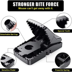 Heavy Duty Plastic Mouse Trap | Reusable Mouse Catcher | Best Quality Rodent Trap