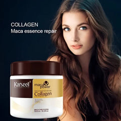 Karseell Collagen Deep Repair Hair Mask 500ml | Argan Oil & Collagen for Smooth, Shiny Hair