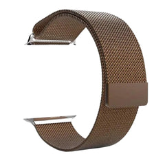 Coffee Color | Apple Watch Milanese Magnetic Loop Strap | Stainless Steel Band  | 42mm / 44mm / 45mm