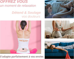 Digital Period Heating Pad & Vibrating Belt | 3 Heat Levels, 4 Massage Modes – Fast Relief for Menstrual Cramps