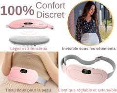 Digital Period Heating Pad & Vibrating Belt | Fast Relief for Menstrual Cramps