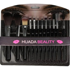Huada Beauty Makeup Brush Set – 12-Piece Professional Makeup Tool Kit | Soft, High-Quality Synthetic Bristles