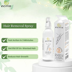 Ecrin Hair Removal Spray for Men & Women | Fast, Gentle Hair Remover 100ml
